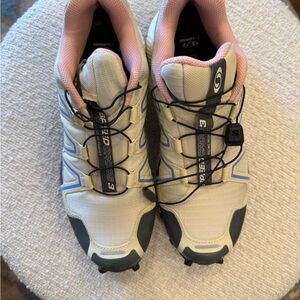 Salomon Speedcross 3 Beige and Black Trail Shoes